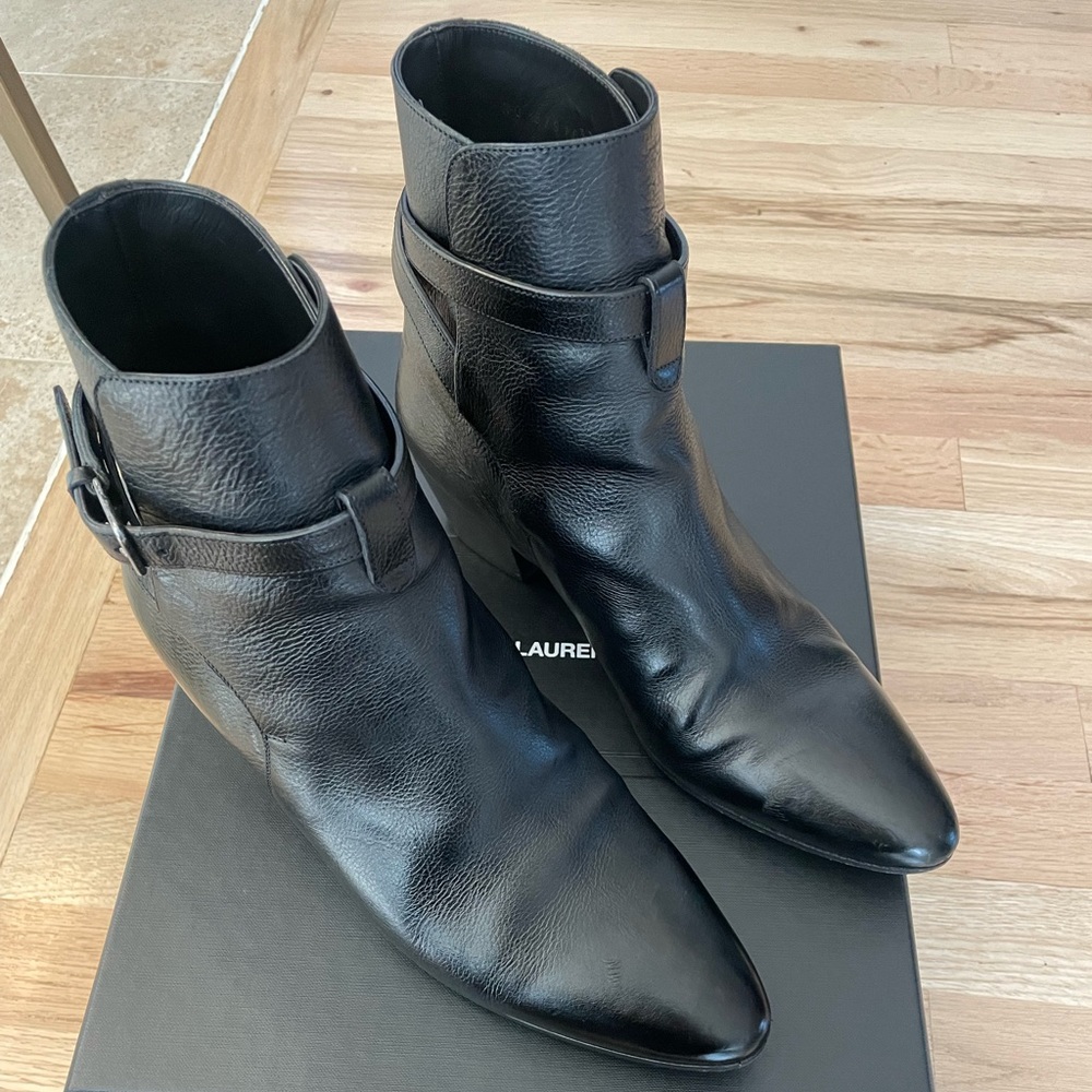 Saint Laurent black bootie